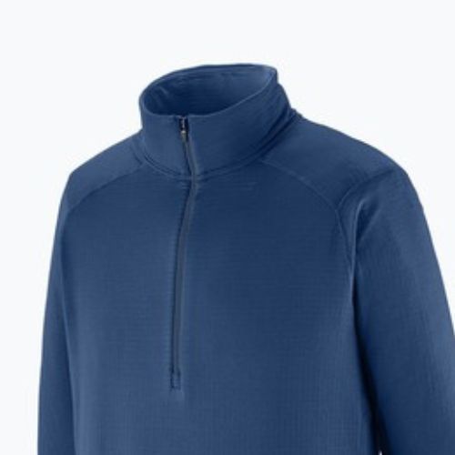 Férfi Patagonia Cap Thermal Weight Zip Neck pulóver clement kék