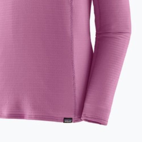 Női Patagonia Cap Thermal Weight Weight Zip Neck pulóver élénk lila