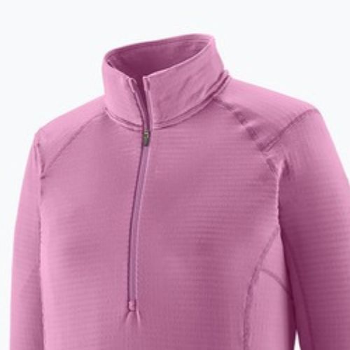 Női Patagonia Cap Thermal Weight Weight Zip Neck pulóver élénk lila