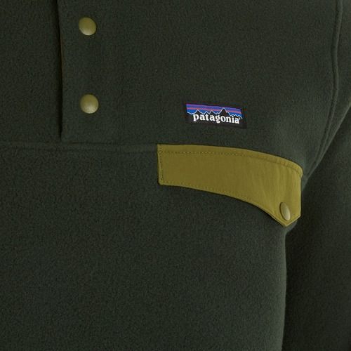 Patagonia férfi trekking pulóver LW Synch Snap-T P / O régi növekedés zöld