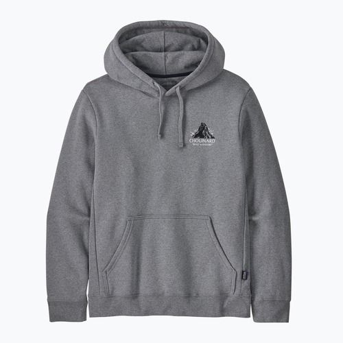 Férfi Patagonia Chouinard Crest Uprisal Hoody gravel heather melegítőfelső