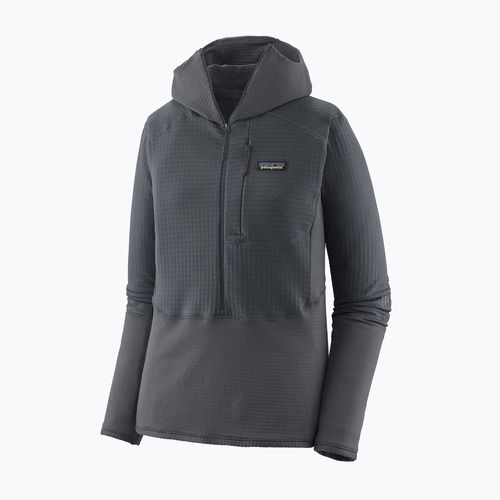 Női softshell dzseki Patagonia R1 Hybrid Pullover Hoody smolder kék