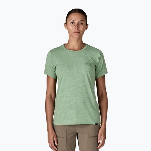 Női Patagonia Cap Cool Daily Graphic Shirt strataspire / ellwood green x-dye női póló