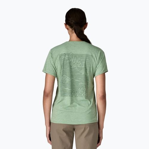 Női Patagonia Cap Cool Daily Graphic Shirt strataspire / ellwood green x-dye női póló