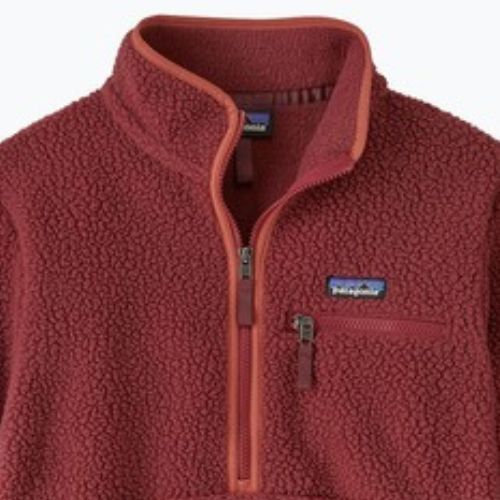 Női Patagonia Retro Pile gyapjú pulóver Marsupial sequoia piros