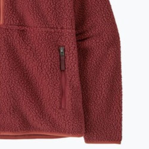 Női Patagonia Retro Pile gyapjú pulóver Marsupial sequoia piros