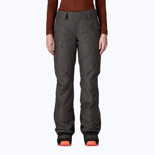 Női síelőnadrág Patagonia Insulated Powder Town fekete