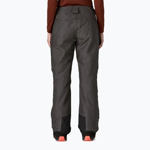 Női síelőnadrág Patagonia Insulated Powder Town fekete