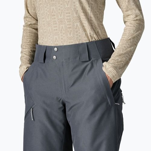 Női síelőnadrág Patagonia Insulated Powder Town smolder kék