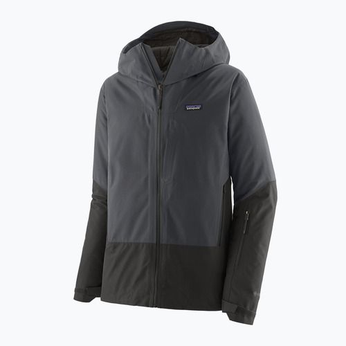 Férfi Patagonia Insulated Storm Shift fekete w / parázs kék szélkabát