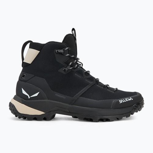 Női túrabakancs Salewa Puez 2 Mid Ptx fekete/fekete