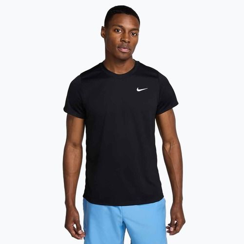 Férfi teniszpóló Nike Court Dri-Fit Victory fekete/fehér