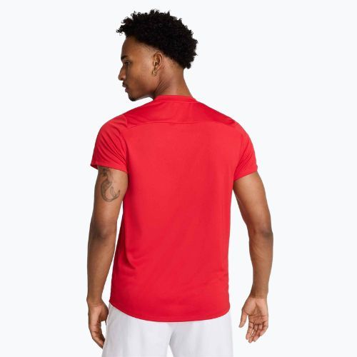 Férfi teniszpóló Nike Court Dri-Fit Victory egyetemi piros / fehér