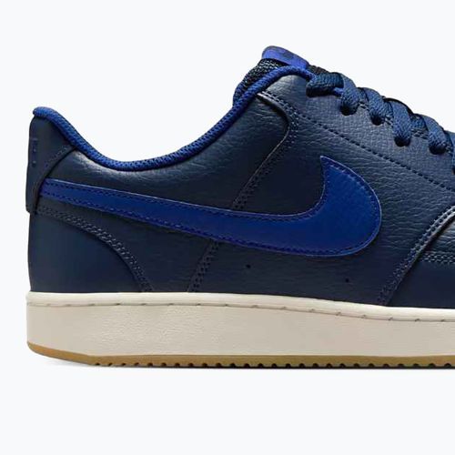 Férfi Nike Court Vision Low éjfekete tengerészkék/mély királykék/vitorla cipő