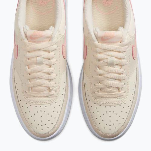 Nike Court Vision Alta női cipő halvány elefántcsont/mosott korall/fehér