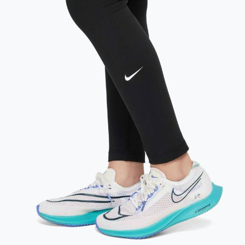 Nike One Dri-Fit High-Waisted fekete/fehér gyermek leggings