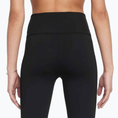 Nike One Dri-Fit High-Waisted fekete/fehér gyermek leggings
