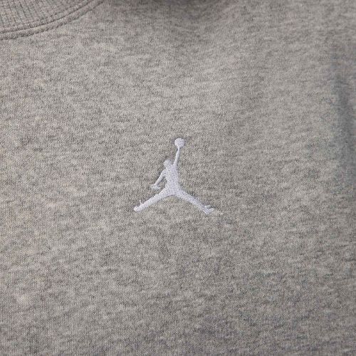 Női pulóver Jordan Brooklyn Fleece dark grey heather/white