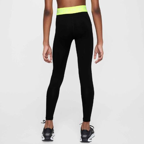Nike Pro Dri-FIT comet fekete/volt/fehér gyermek leggings