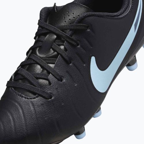 Gyermek futballcipő Nike Tiempo Legend 10 Academy FG/MG fekete/fekete