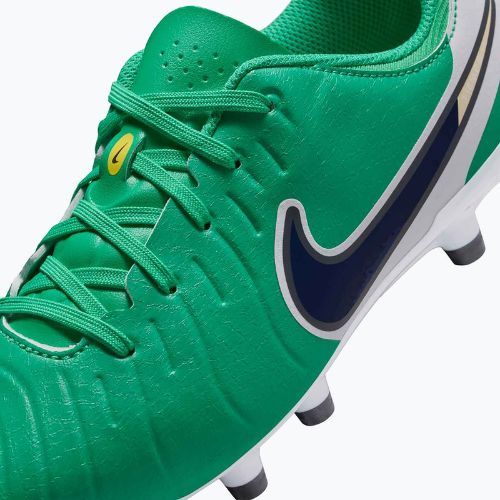 Nike Tiempo Legend 10 Academy LV8 FG/MG stadion zöld/sötét obszidián gyermek focicipő