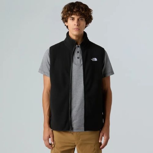 Férfi mellény The North Face Glacier Fleece black