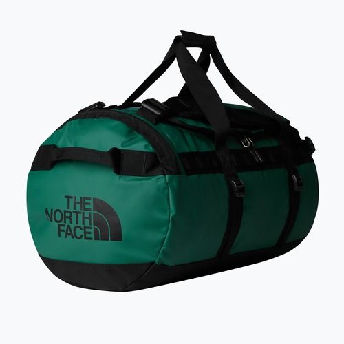 Utazótáska The North Face Base Camp Duffel M 71 l örökzöld/fekete