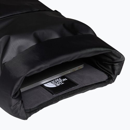 Férfi városi hátizsák The North Face Base Camp Voyager Rolltop 25 l fekete/aszfalt szürke