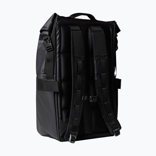Férfi városi hátizsák The North Face Base Camp Voyager Rolltop 25 l fekete/aszfalt szürke