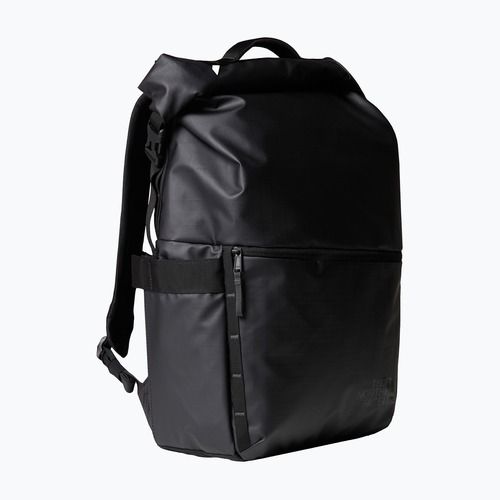 Férfi városi hátizsák The North Face Base Camp Voyager Rolltop 25 l fekete/aszfalt szürke