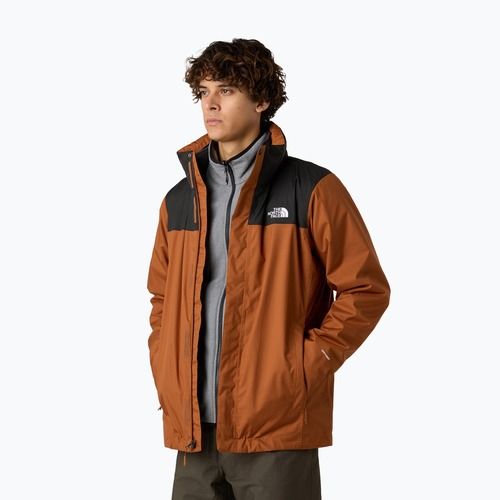 Férfi 3 az 1-ben dzseki The North Face Evolve II Triclimate burnt umber/asphalt grey