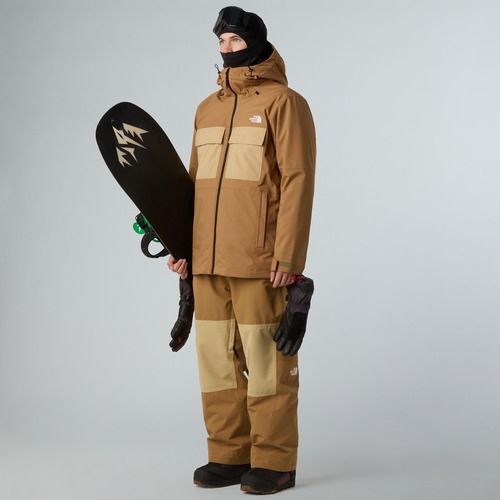 Férfi snowboard dzseki The North Face Fourbarrel Triclimate utility barna/khaki