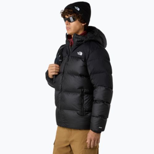 Férfi pehelypaplan The North Face Diablo Down 2.0 Hoodie fekete/fekete/újrahasznosított pehelypaplan