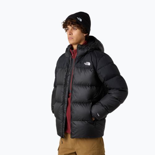Férfi pehelypaplan The North Face Diablo Down 2.0 Hoodie fekete/fekete/újrahasznosított pehelypaplan