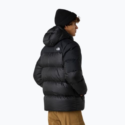 Férfi pehelypaplan The North Face Diablo Down 2.0 Hoodie fekete/fekete/újrahasznosított pehelypaplan