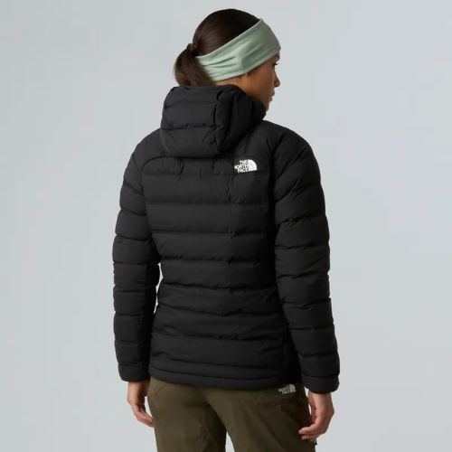 Női pehelykabát The North Face Abseil Stretch Down Hoodie fekete
