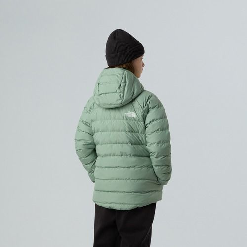 Gyerek The North Face Reversible Perrito kapucnis pehelydzseki, slate moss