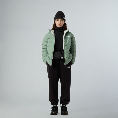 Gyerek The North Face Reversible Perrito kapucnis pehelydzseki, slate moss
