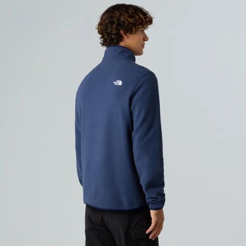 Férfi gyapjú pulóver The North Face Glacier Fleece 1/4 Zip csúcs navy