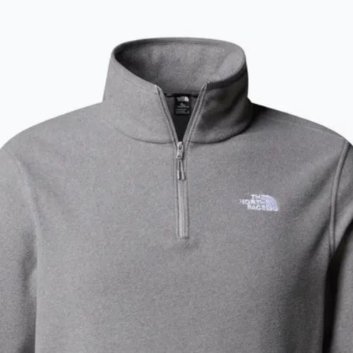 Férfi fleece pulóver The North Face Glacier Fleece 1/4 Zip középszürke szürke szőrzet