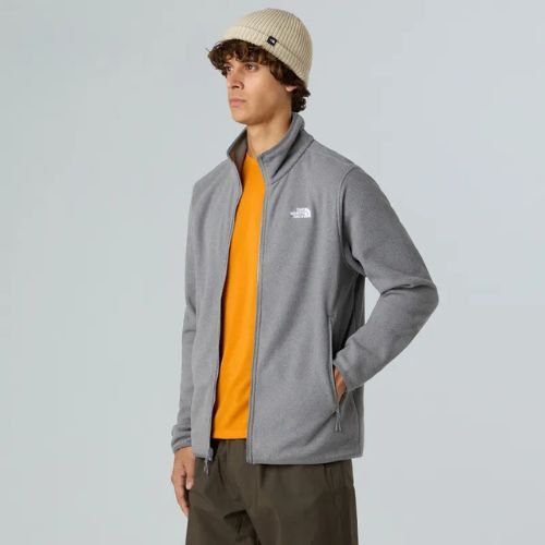 Férfi fleece pulóver The North Face Glacier Fleece középszürke szürke szőrzet