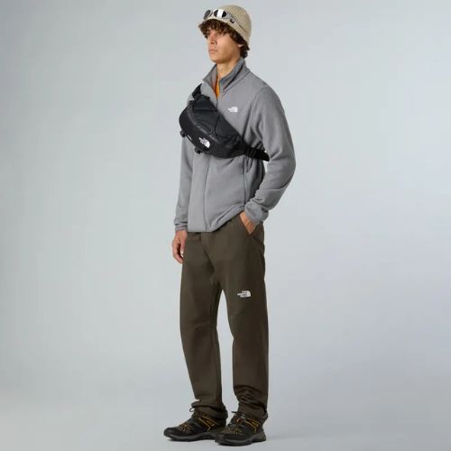 Férfi fleece pulóver The North Face Glacier Fleece középszürke szürke szőrzet