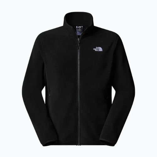 Férfi gyapjú pulóver The North Face Glacier Fleece fekete
