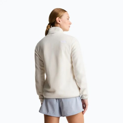 Női gyapjú pulóver The North Face Glacier Fleece fehér dune
