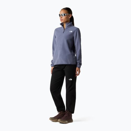 Női gyapjú pulóver The North Face Glacier Fleece 1/4 Zip twilight galaxis