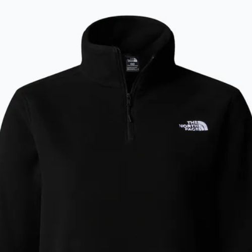 Női gyapjú pulóver The North Face Glacier Fleece 1/4 Zip fekete
