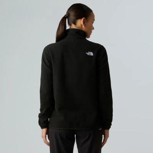 Női gyapjú pulóver The North Face Glacier Fleece 1/4 Zip fekete