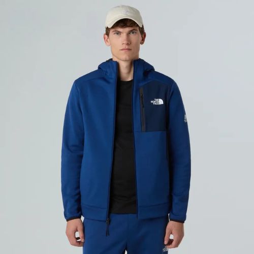 Férfi The North Face Mountain Athletics Fleece Full Zip pulóver estate blue/summit navy