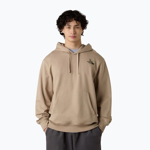 Férfi pulóver The North Face Flower Dome Relaxed kapucnis GPH gomba szürke