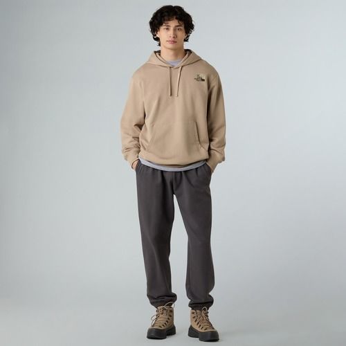 Férfi pulóver The North Face Flower Dome Relaxed kapucnis GPH gomba szürke